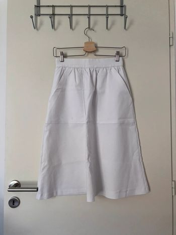Jupe midi blanche Zara taille S