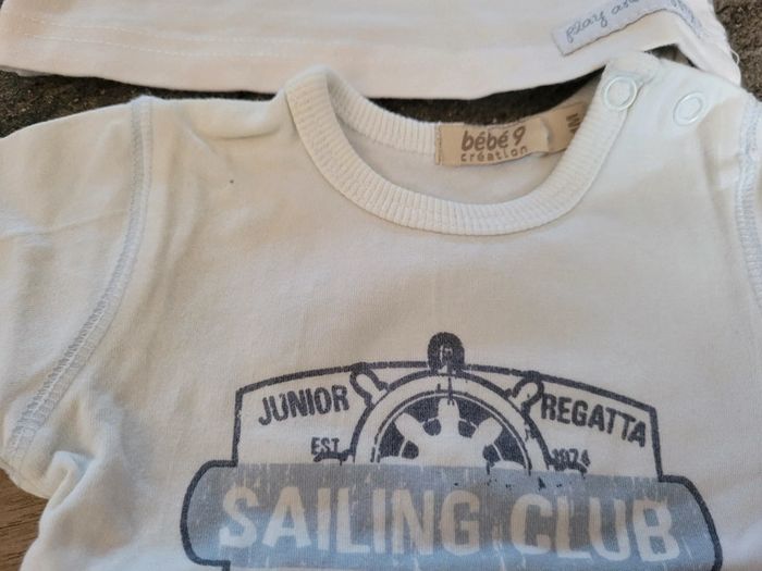 Lot 2 Tee-shirts manches longues avec imperfections - photo numéro 3