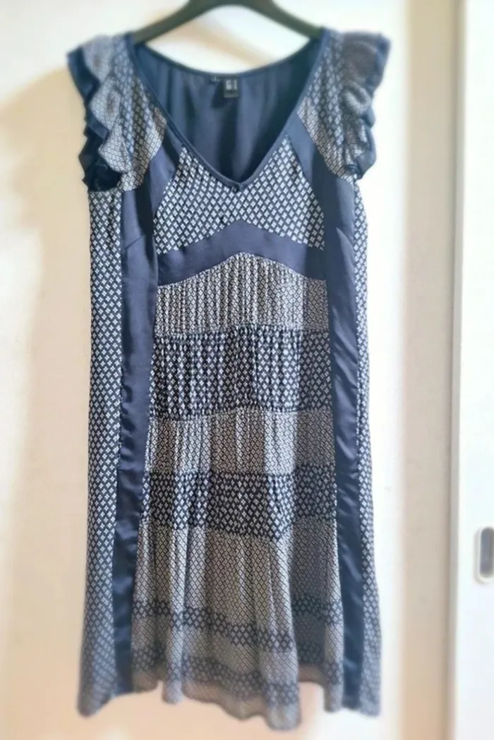 Robe  mi longue 38/M  mi  saison