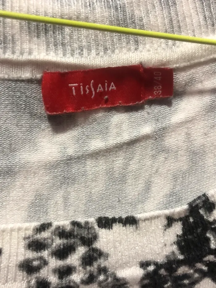 Robe Tissaia zébrée(noir), M / 38 / 10 - photo numéro 3