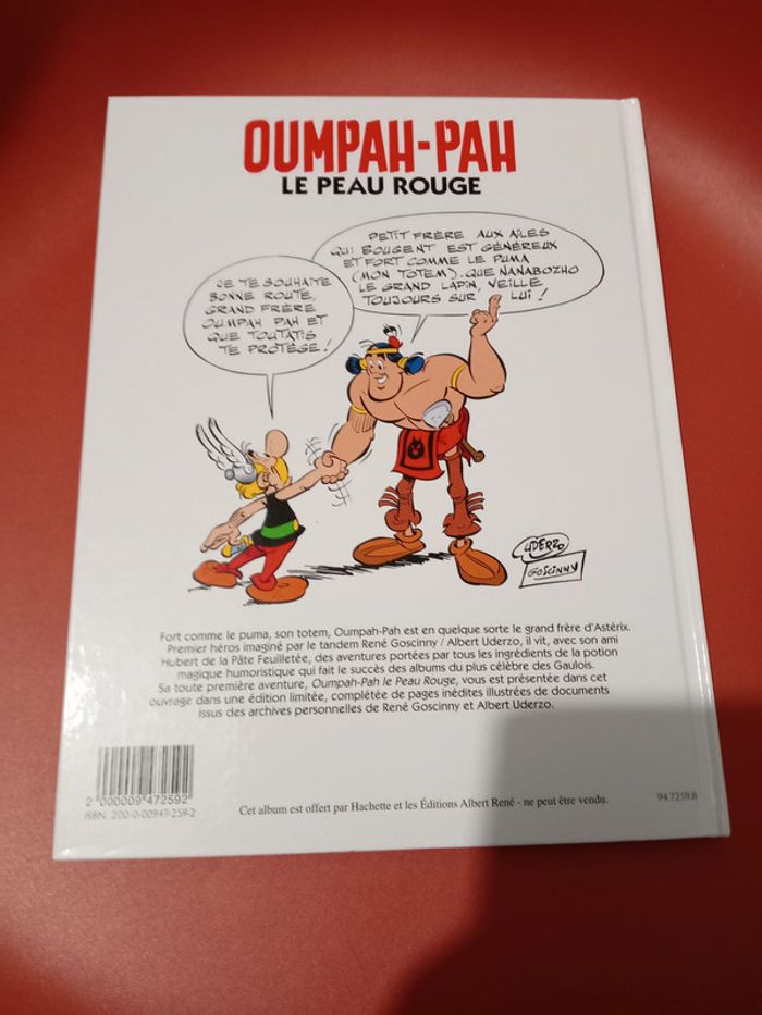 BD Oumpah-Pah Tome 1 - Le Peau Rouge - photo numéro 2