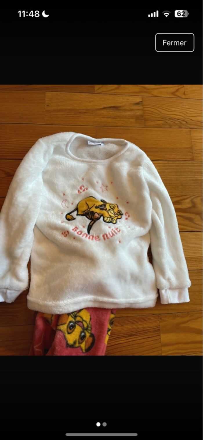 Pyjama fille Roi Lion - photo numéro 2