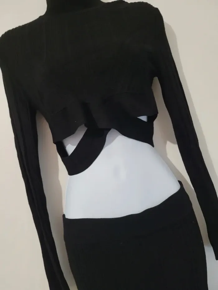 Ensemble croc top + jupe longue - photo numéro 2
