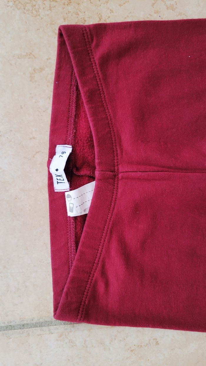 Legging chaud bordeaux taille 7-8 ans - photo numéro 5