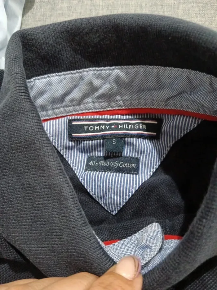 C55 polo marine Tommy Hilfiger S - photo numéro 3