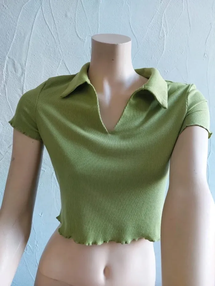 Top court vert Taille M