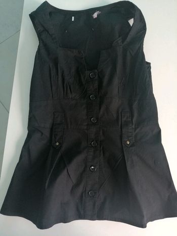 Chemise cintrée noire