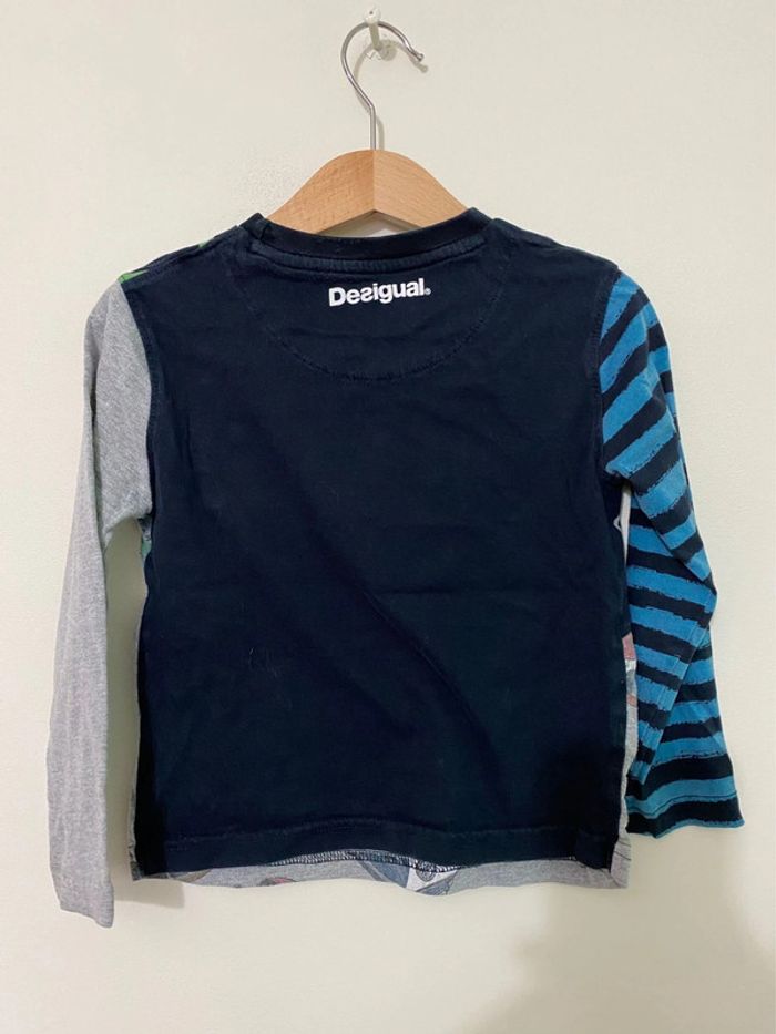T-shirt longues manches Desigual taille 3/4 ans - photo numéro 2