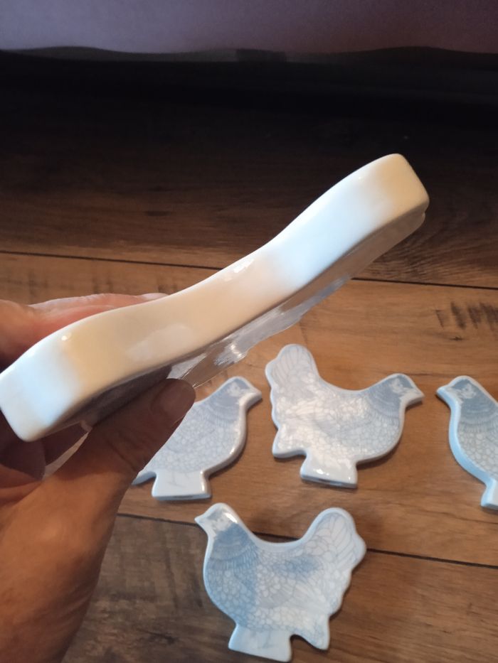 Poules céramiques décoratives - photo numéro 2