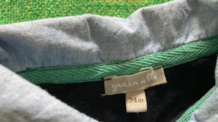 Polo manches longues grain de blé 24 mois - photo numéro 4