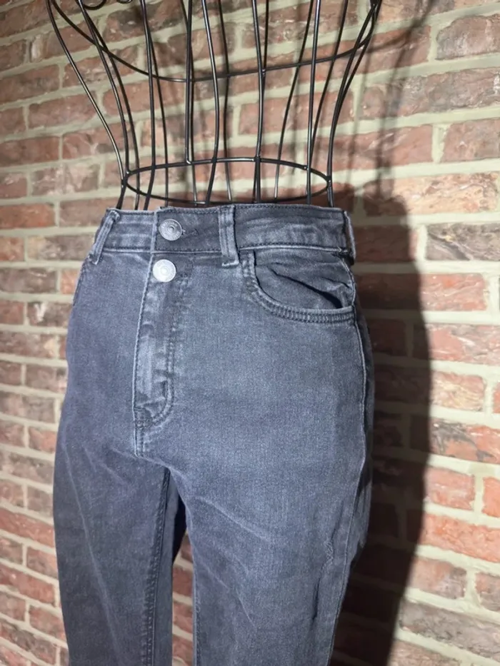 Jeans skinny noir taille haute Kiabi Taille XS/34 - photo numéro 3