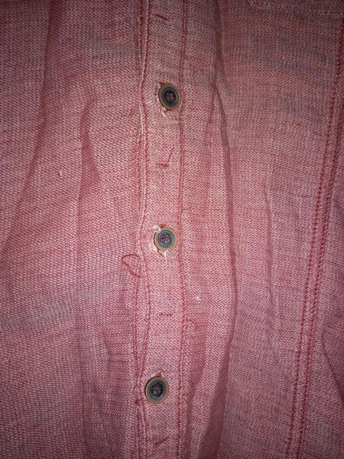 Chemise rouge Bonobo - photo numéro 4