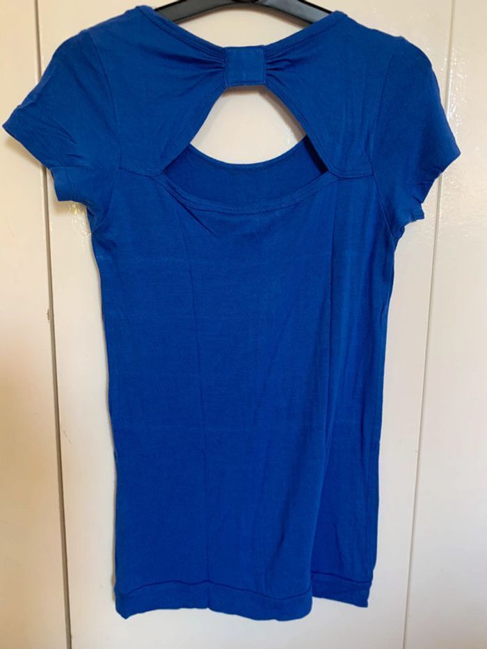 Tee shirt bleu 12 ans - photo numéro 2