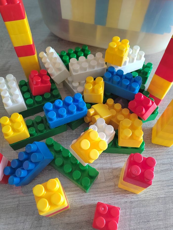 Gros lot maxi abrick meli mélo 18 mois - brique de construction premier age - photo numéro 3