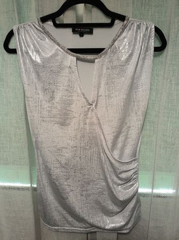 Tee-shirt été argenté