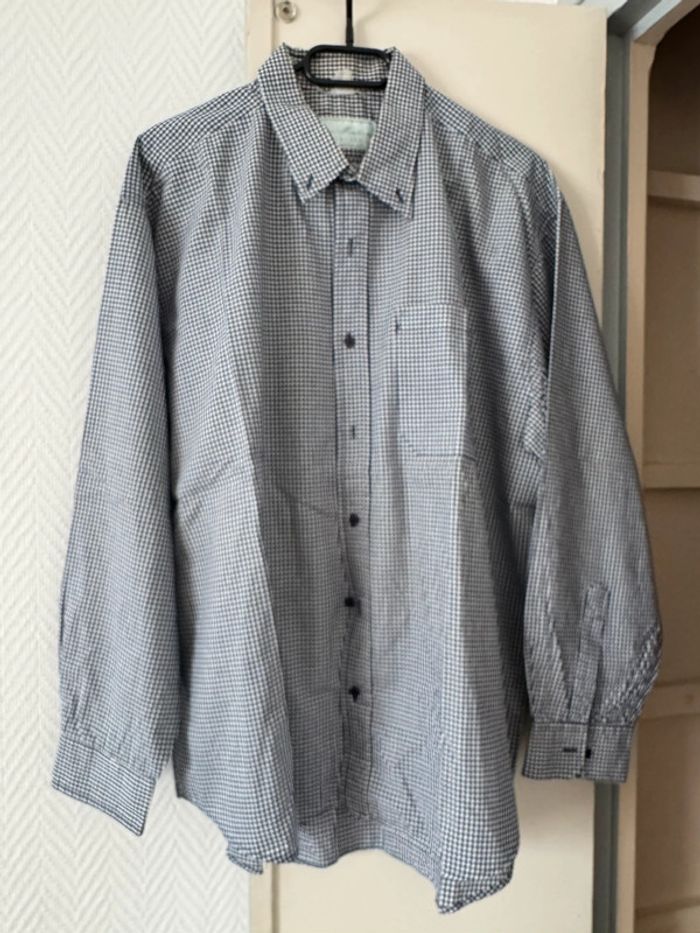 Chemise manches longues à carreaux taille L