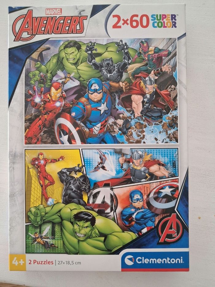 2 puzzles 2x60 Avengers