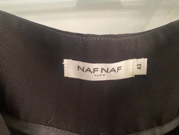 Pantalon noir taille haute Naf Naf T42