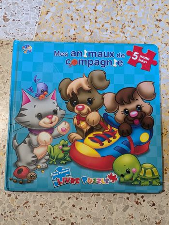 Livre puzzle animaux