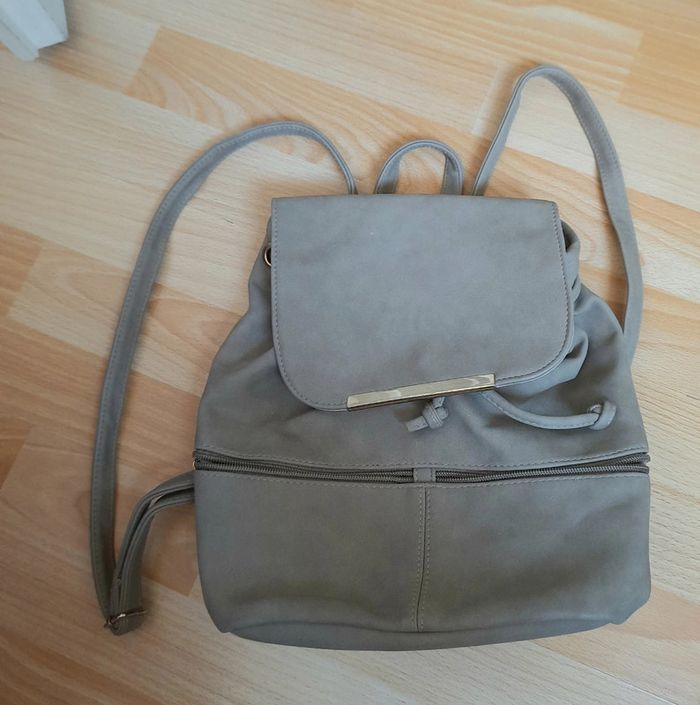 Sac à dos beige/marron - photo numéro 1