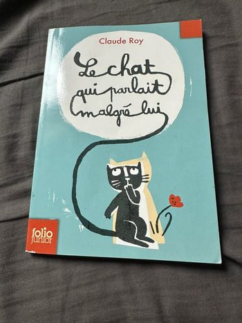 livre : Le chat qui parlait malgré lui