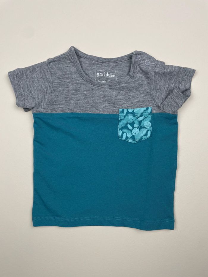 tee shirt garçon  Boite à Malices  6 mois