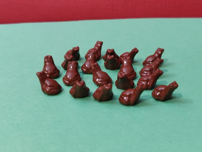 Lot 20 grenouilles marron Lego - en parfait état - vrai Lego