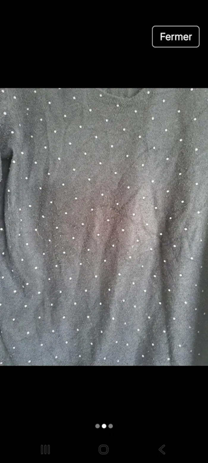 Pull col V Gémo XL - photo numéro 2