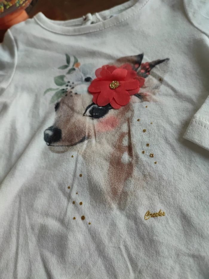 Tee-shirt ML 3 mois - photo numéro 2