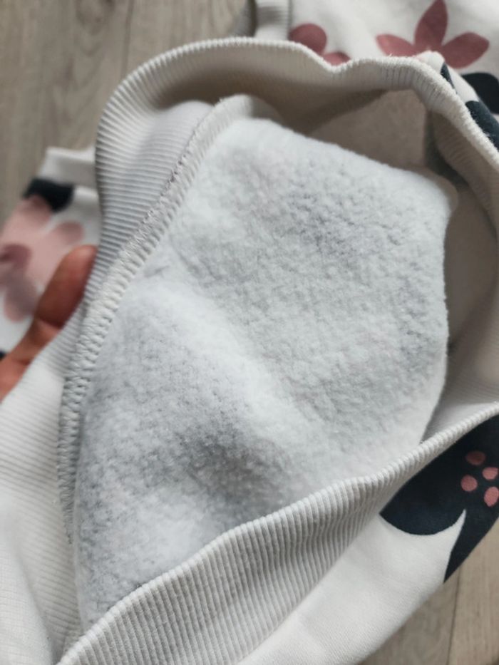 Ensemble legging sweat shirt fleuris 2/3ans - photo numéro 11
