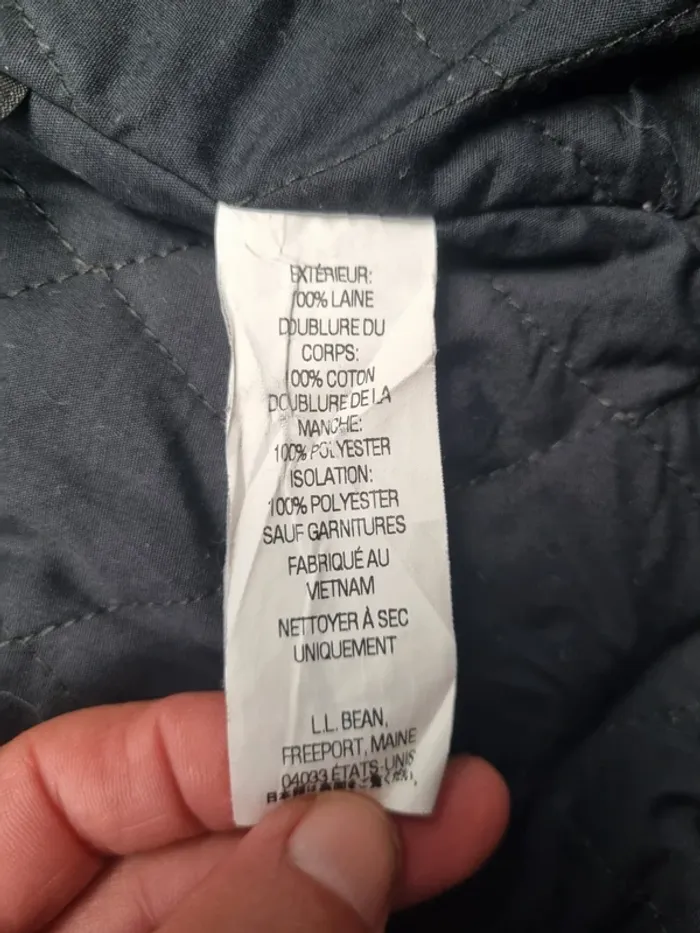 Caban L.L. Bean bleu marine – Taille L Homme (mesures en photos) - photo numéro 5