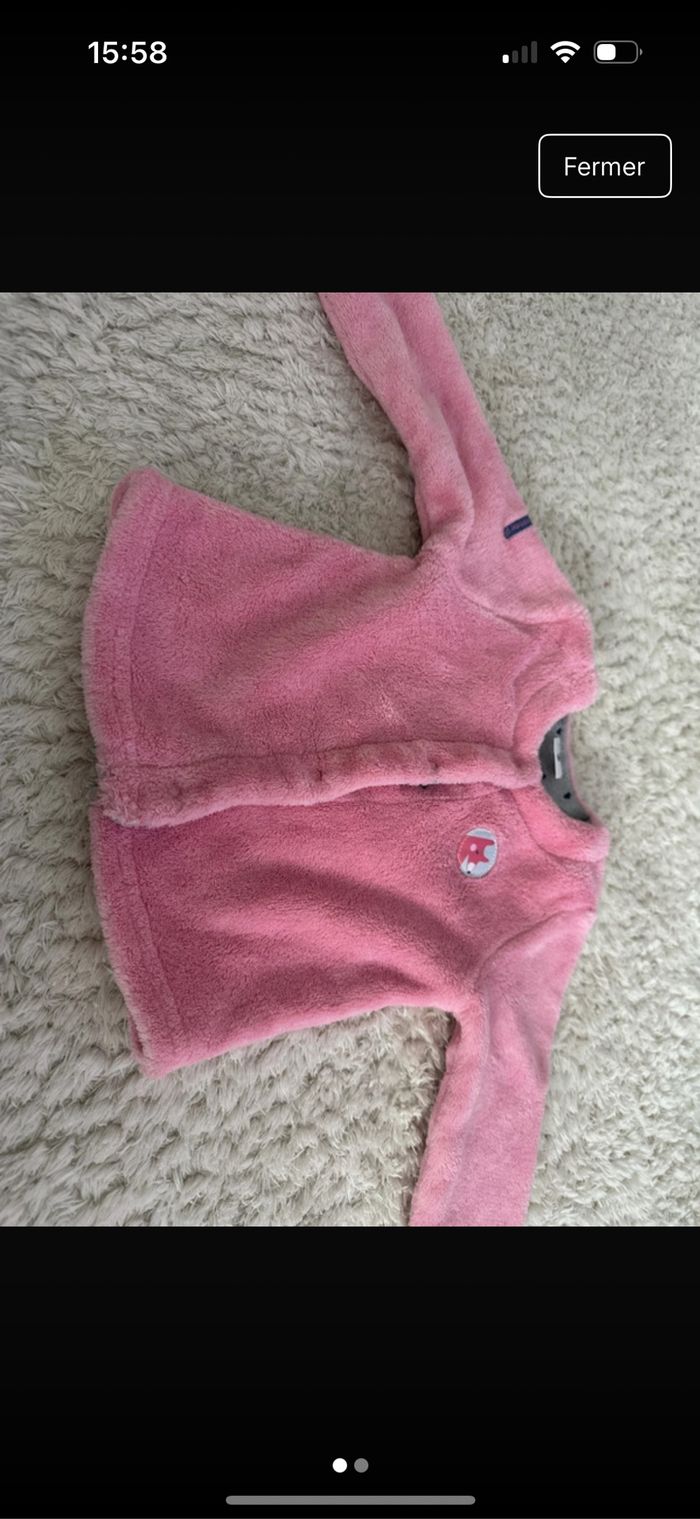 Veste polaire bébé fille - photo numéro 2