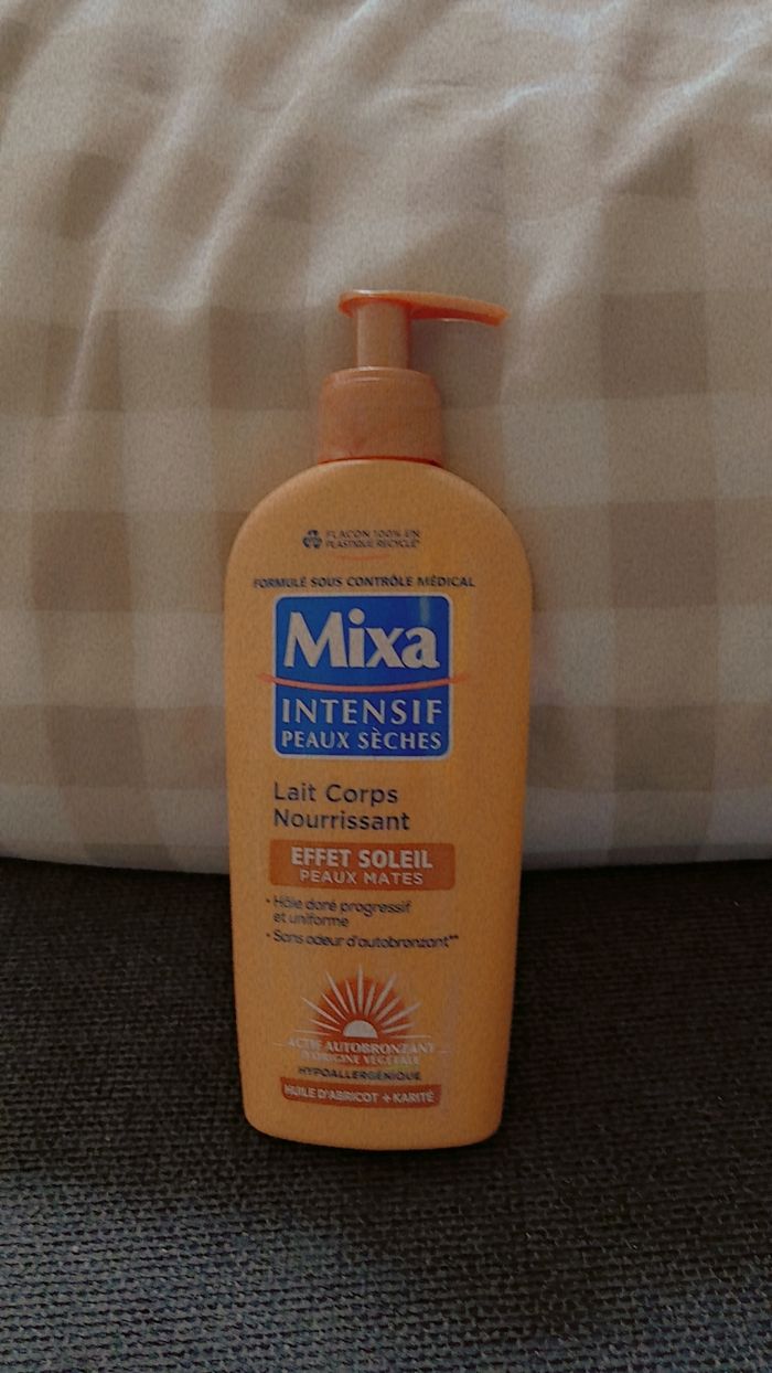 Lait corps bronzant