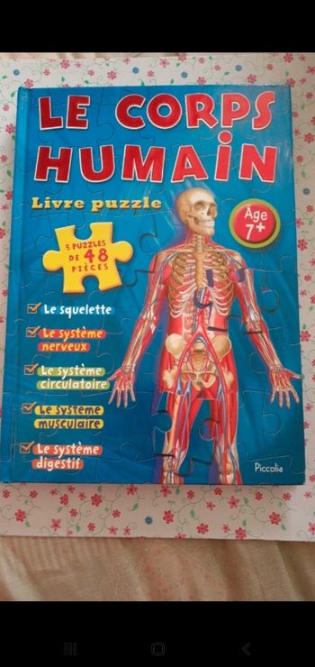 Livre 5 puzzles le corps humain