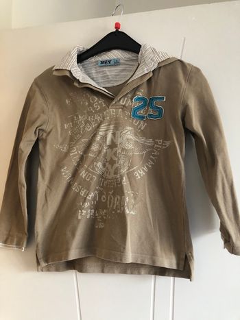 Polo manche longue 8 ans