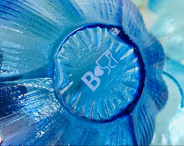 Lot de 8 Coupelles en verre en forme de fleurs - photo numéro 4