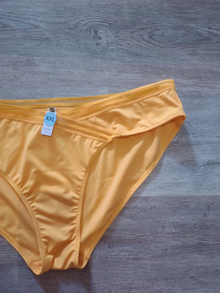 Bas de maillot de bain culotte jaune - photo numéro 2