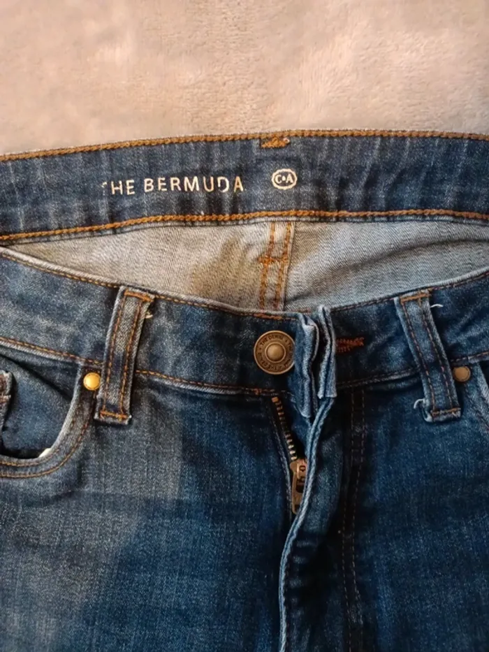 Bermuda jean taille 38 - photo numéro 2