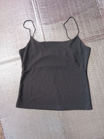 Débardeur bretelle viscose gris T36