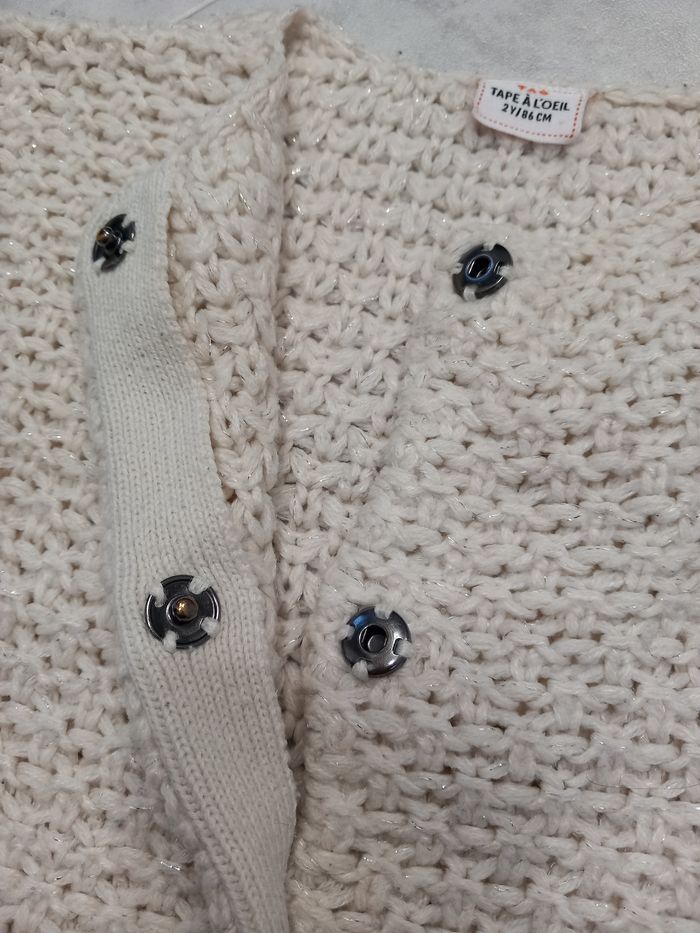 Gilet beige fille 2-3 ans - photo numéro 4