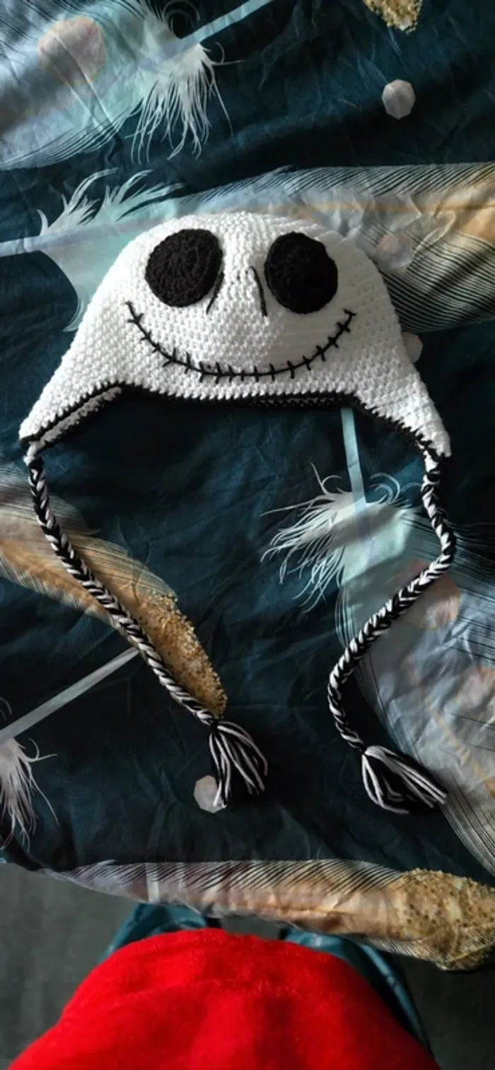Bonnet jack skellington Taille unique Neuf - photo numéro 2