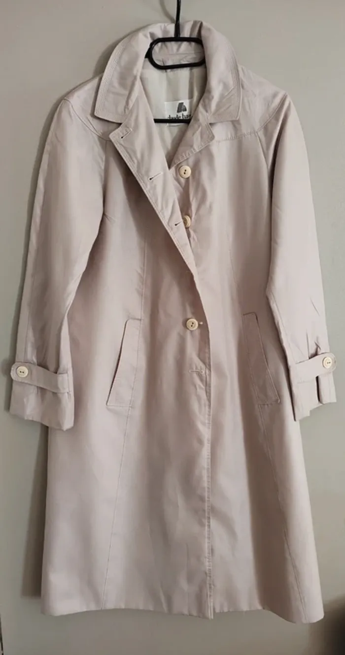 Trenchcoat Claude Havrey Paris beige clair – Taille 38 (très bon état)
