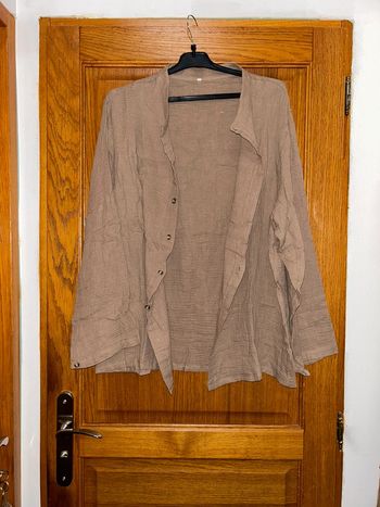 Chemise marron fluide