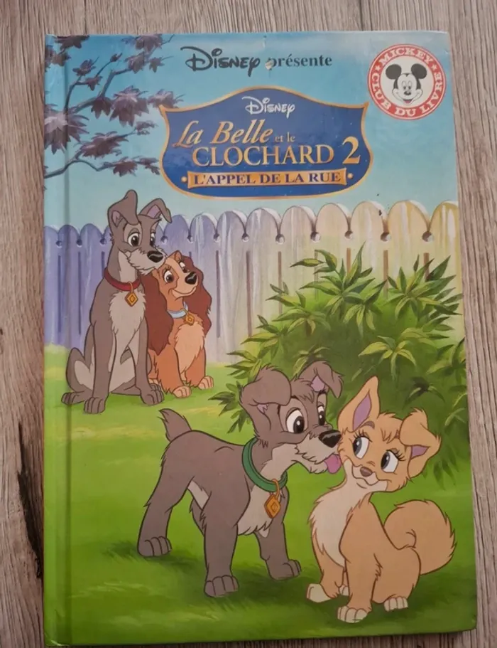 Livre  belle et le  clochard