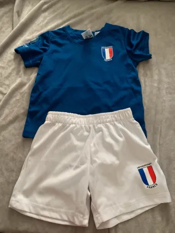 Ensemble Maillot Short France Enfant Supporter