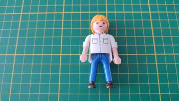 Personnage conducteur homme blond 30007483 pièce détachée Playmobil #E27