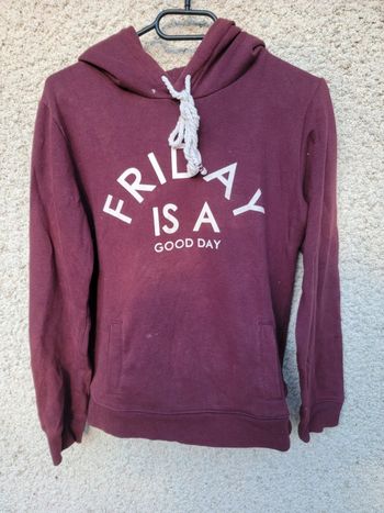 Sweat à capuche Friday is a good day hippie tendance