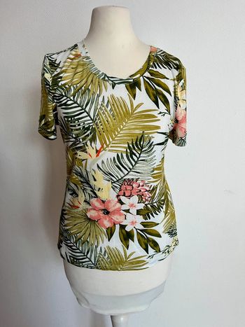 T-shirt fleuri