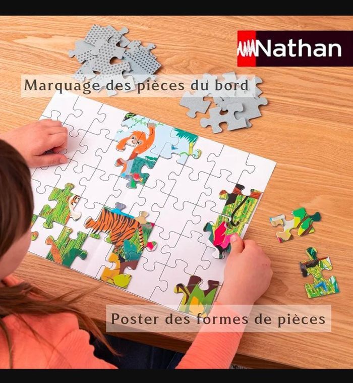 Lot de 3 puzzles Pat'patrouille, Franklin et licorne de Nathan en 30 et 45 pièces - photo numéro 8