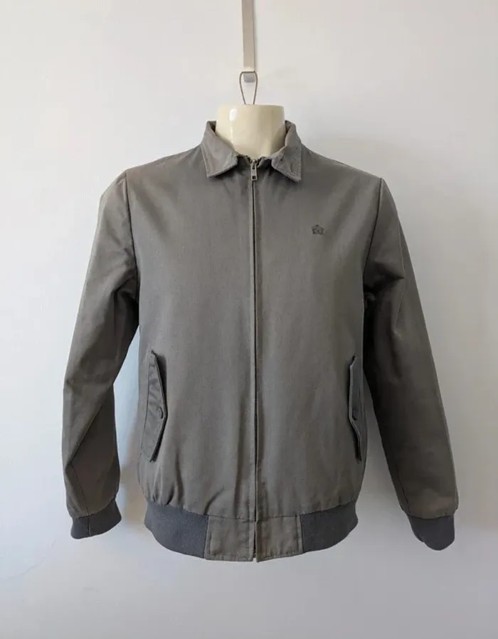 Veste Harrington grise zippée - MERC London - taille S
